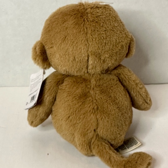 Carters Child of Mine Brown Monkey Plush Rattle Stuffed Animal with Tags - Picture 2 of 4